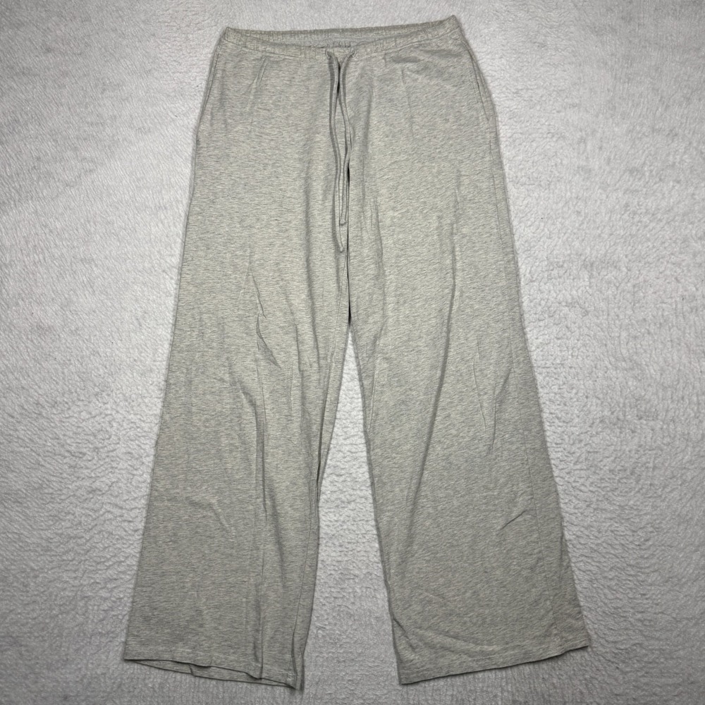 Hollister Wide Leg Elastic Waist Lightweight Gray Pants Women's Size Small